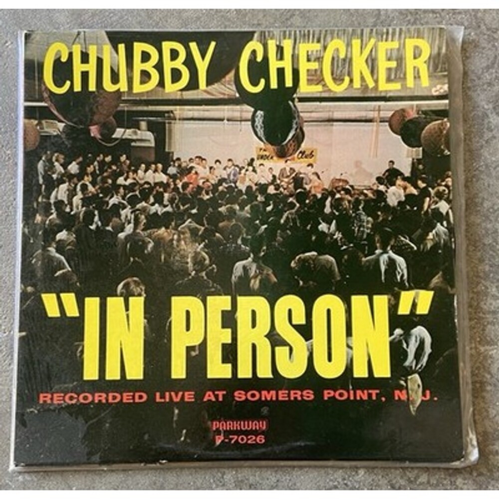 Chubby Checker "In Person" P-7026 LP - Live at the Point's "Under 21 Club"